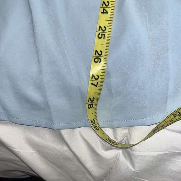 Bloomchic Plus Size LightBlue Lapel Collar Button Detail Blouse size 18-20 - Picture 10 of 10